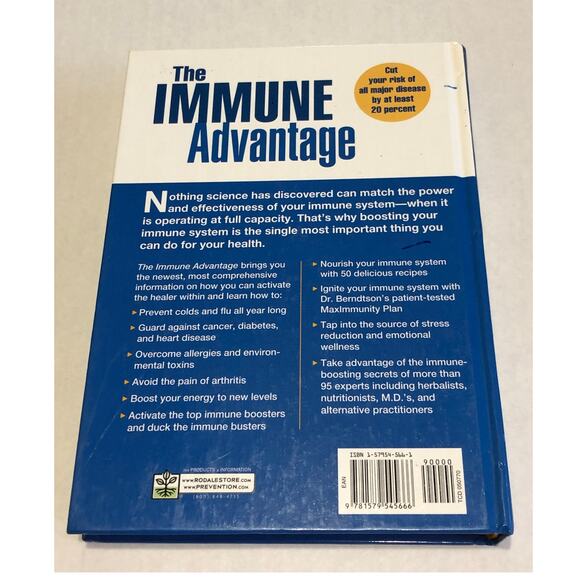 The Immune Advantage The Powerful Natural Immune-Boosting-Allergies- Ellen Mazo - Picture 2 of 6
